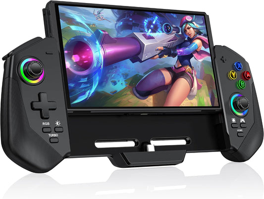 Mando mejorado MystNova con joystick Switch con efecto Hall para Nintendo Switch/OLED