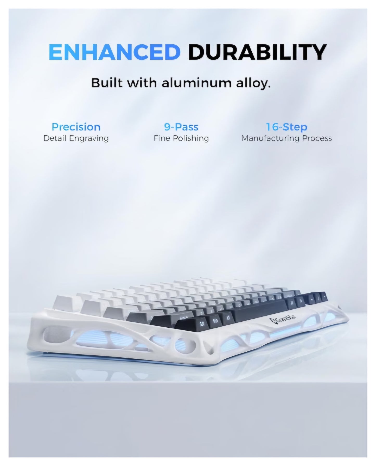 GravaStar Teclado mecánico inalámbrico Mercury K1 75% para juegos