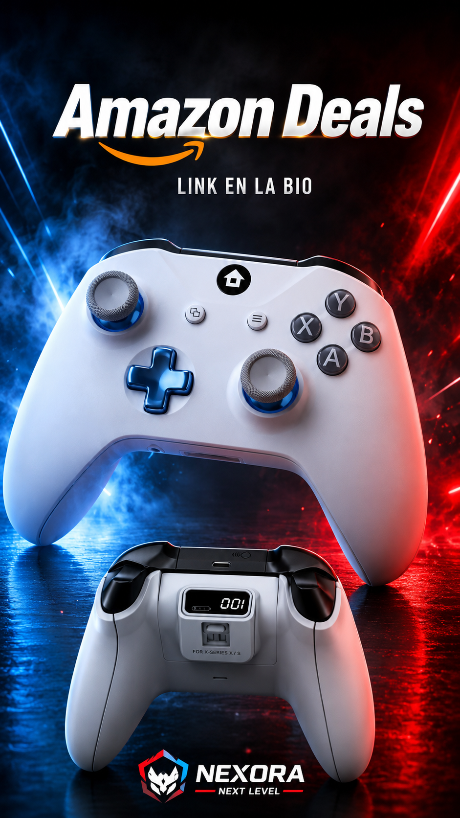 NineBit Wireless Controller for Xbox Series X|S, Xbox One X|S, Xbox One and Windows PC